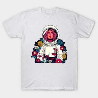 Space Woman Astronaut T-Shirt